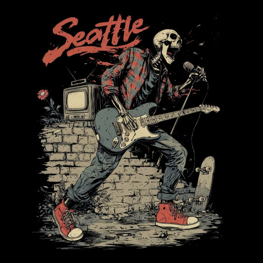 Seattle Grunge T-Shirt Design