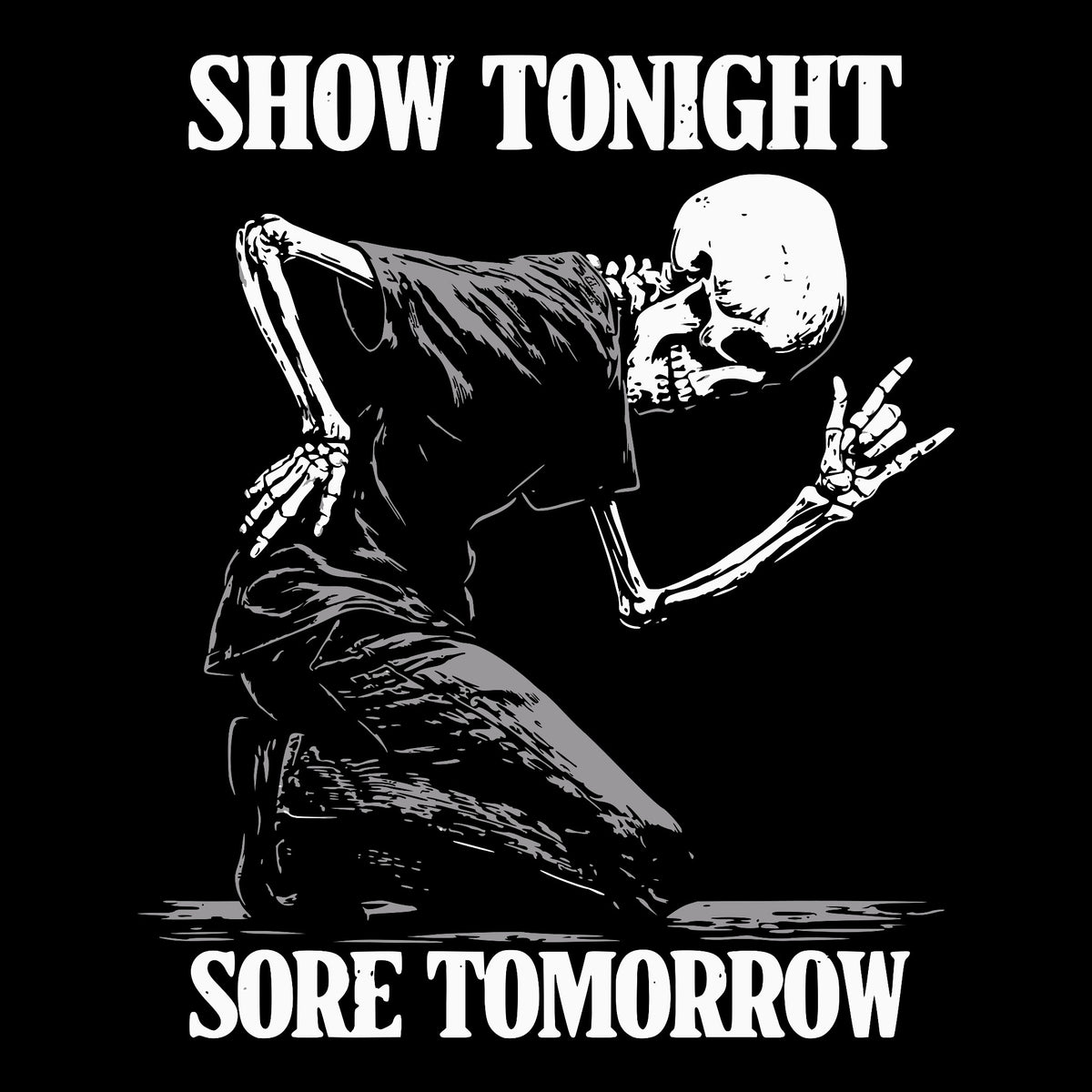 Show Tonight Tee Black Design