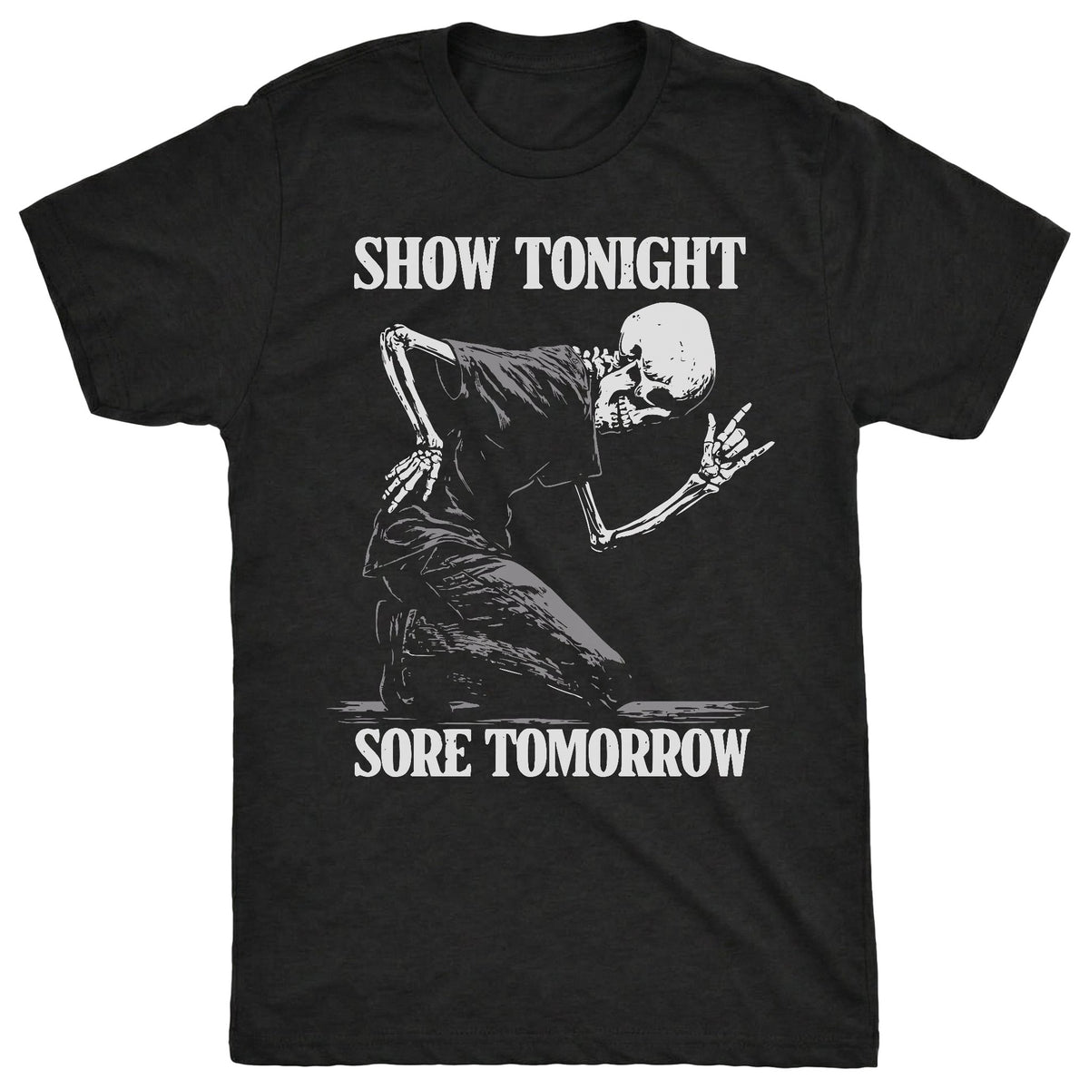 Show Tonight Tee Black Mockup