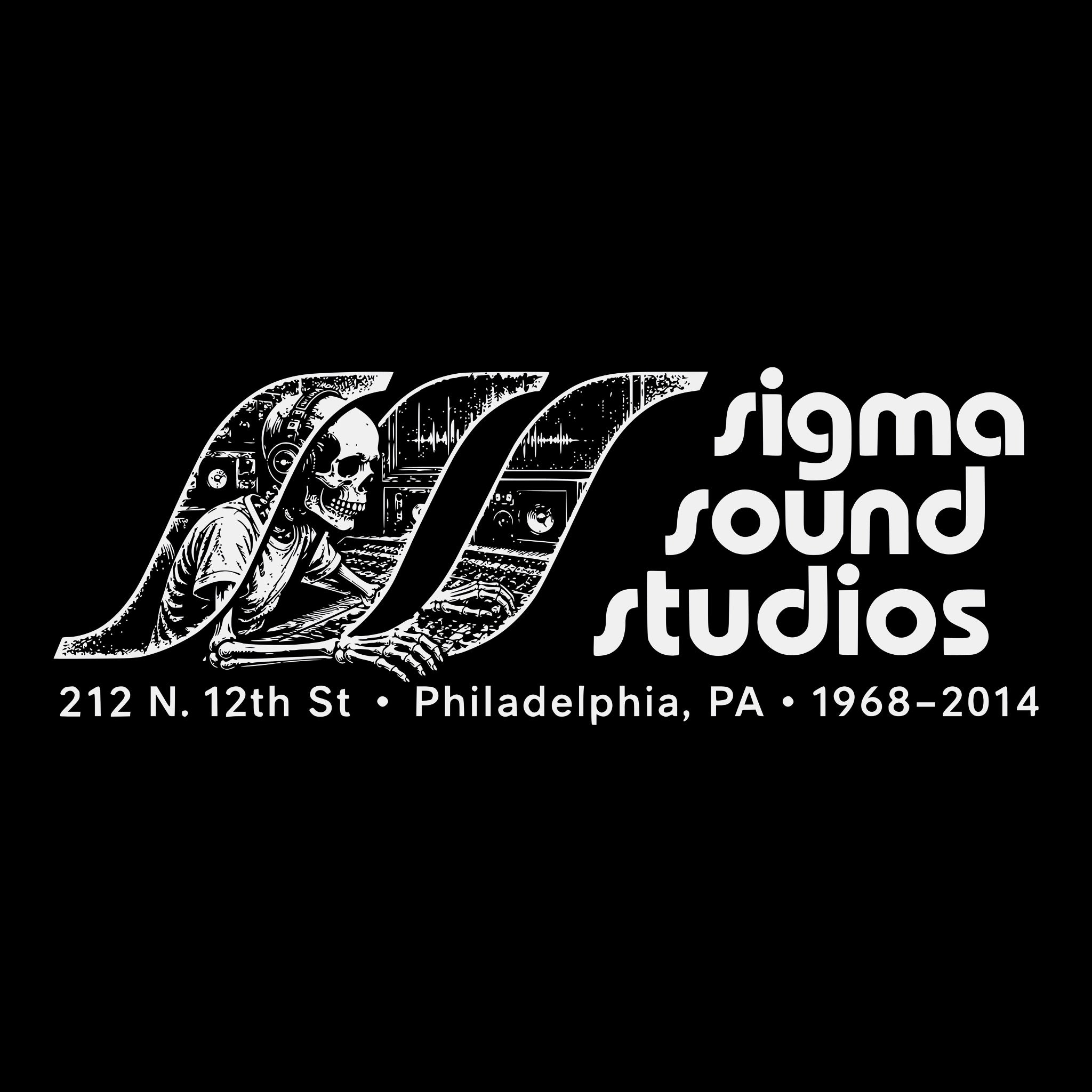 Sigma Sound Tee Black Design