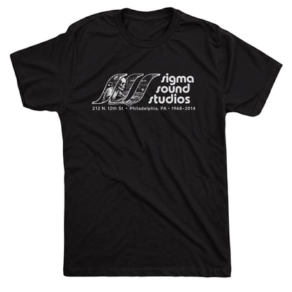 Sigma Sound Tee Black Mockup