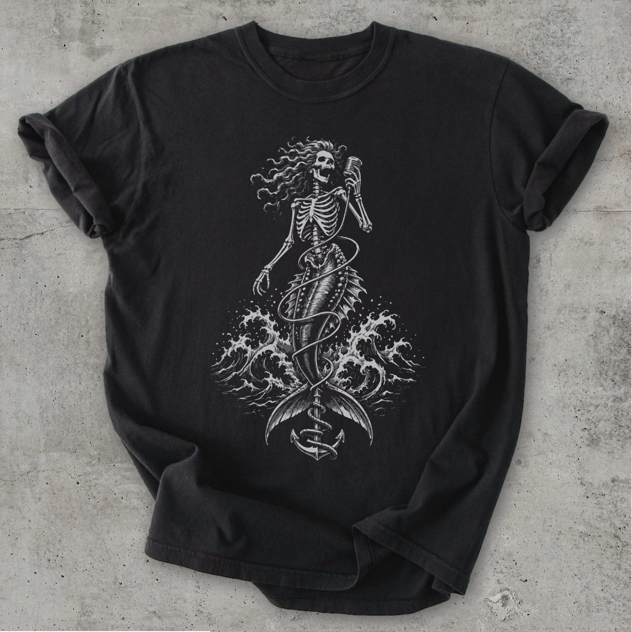 Siren Tee Black Mockup