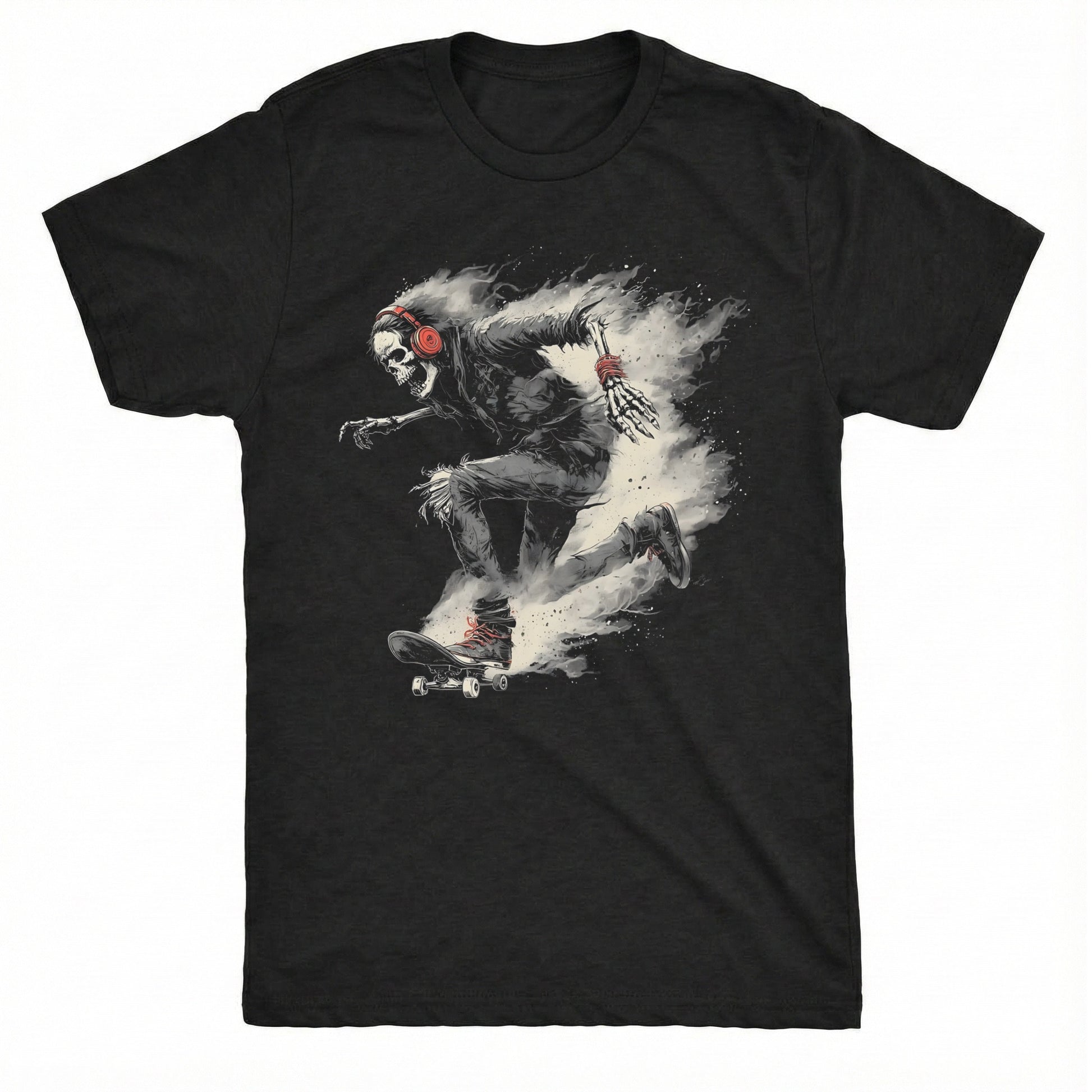 Sk8 or Die Tee Black Mockup