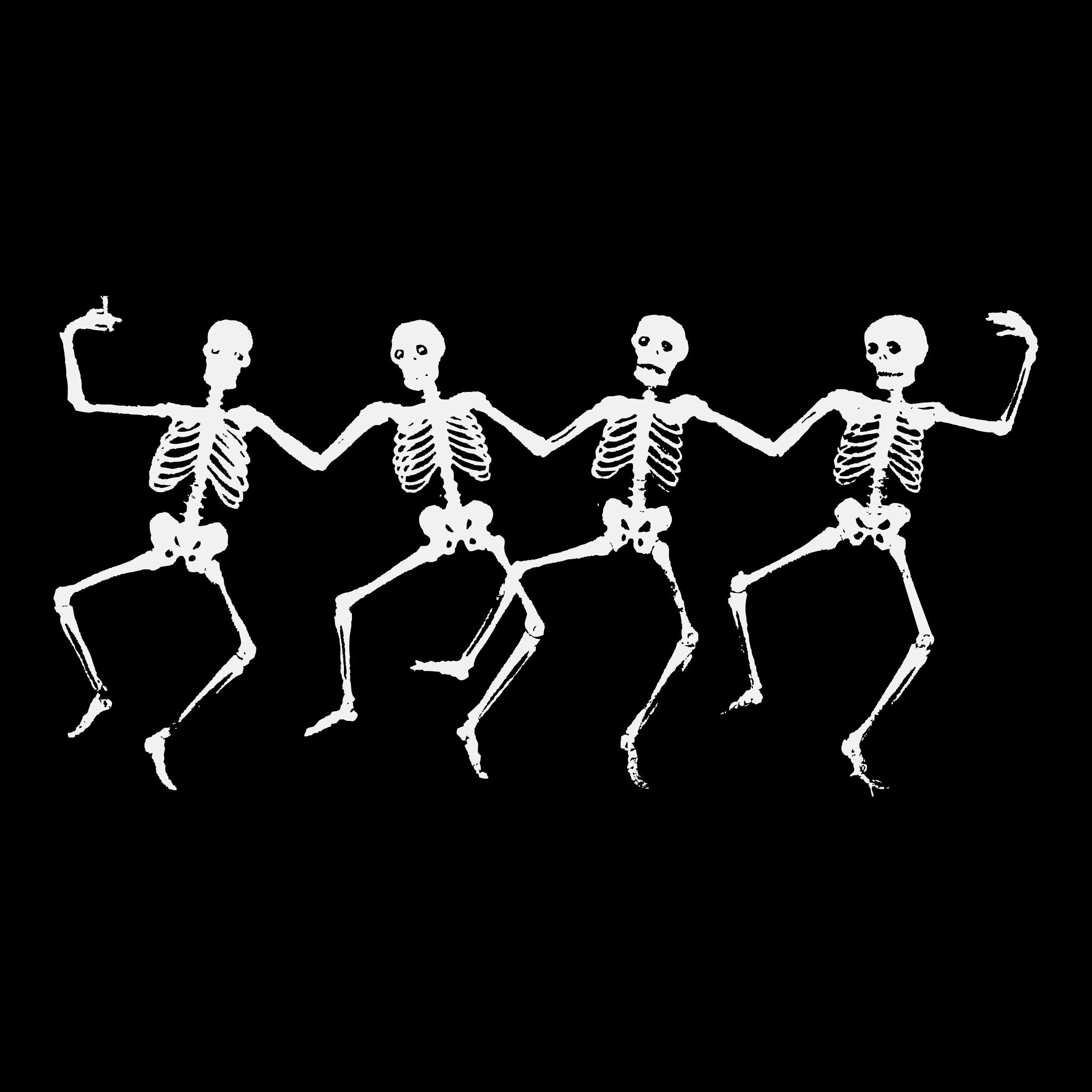 Skeleton Dance Tee Black Design