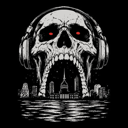 Skull Arch Tee Black Design