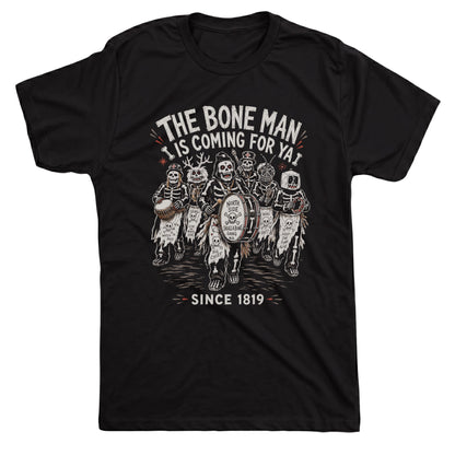 Skull & Bone Gang Tee Black Mockup