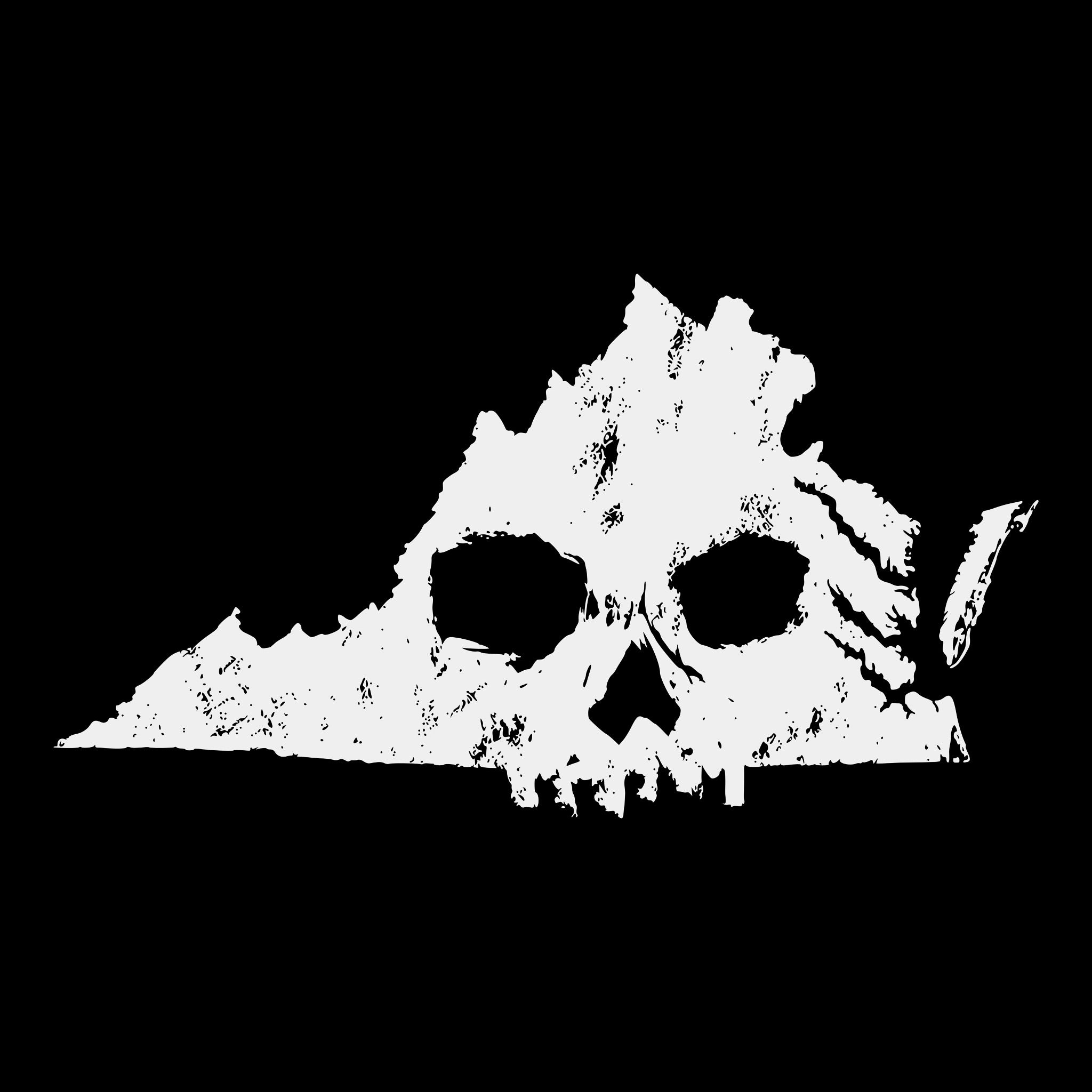 Skullginia Tee Black Design