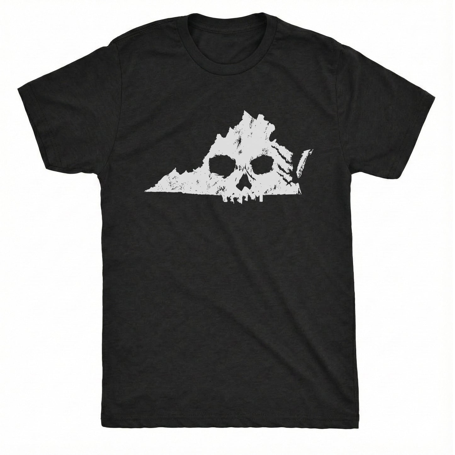 Skullginia Tee Black Mockup