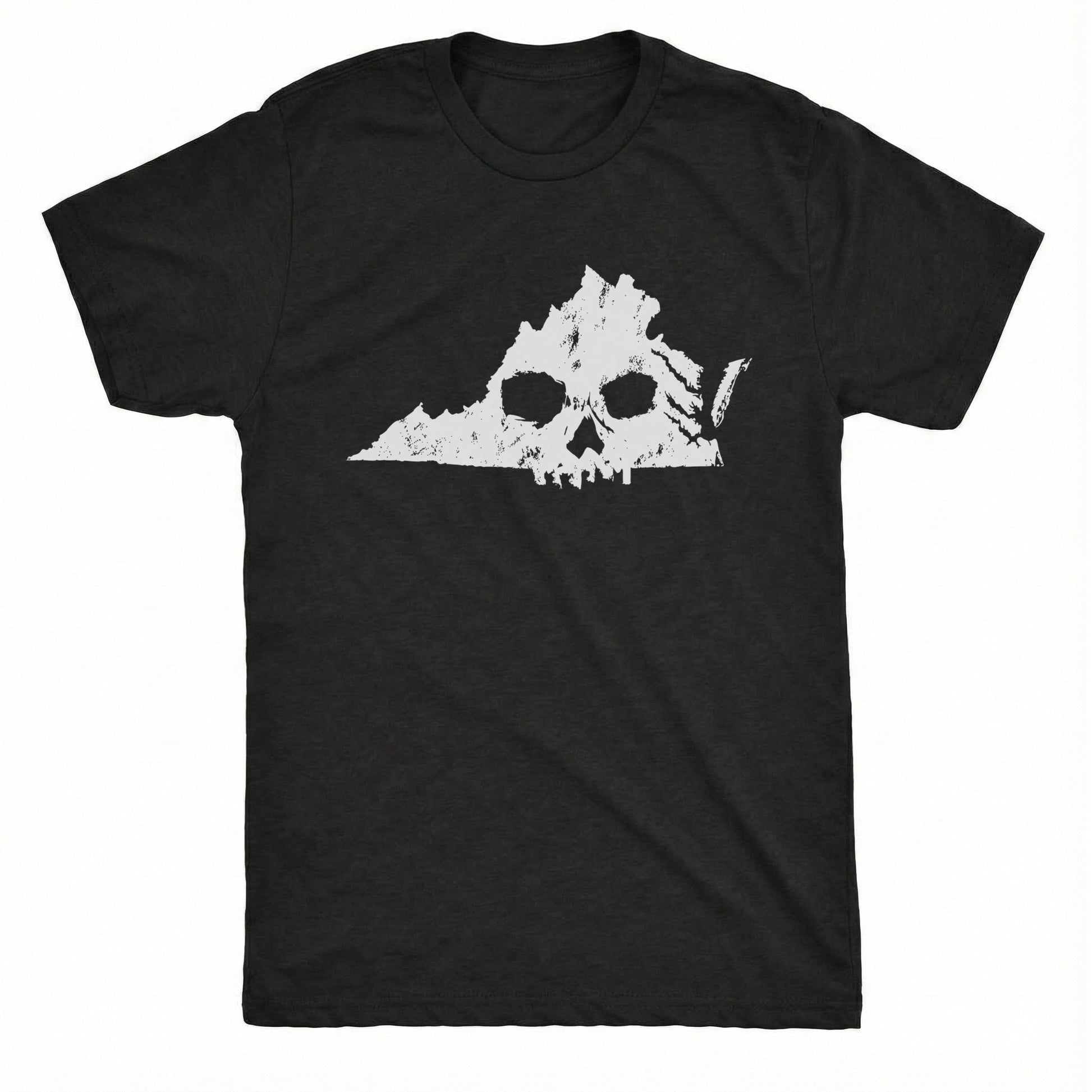 Skullginia Tee Black Mockup