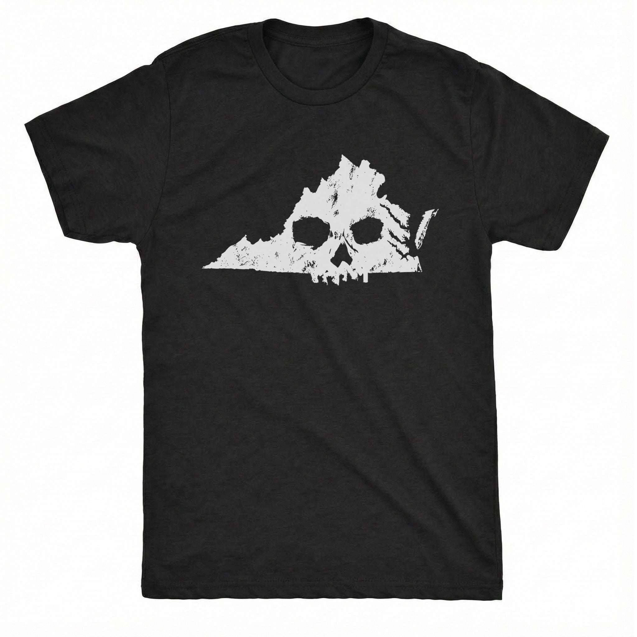 Skullginia Tee Black Mockup