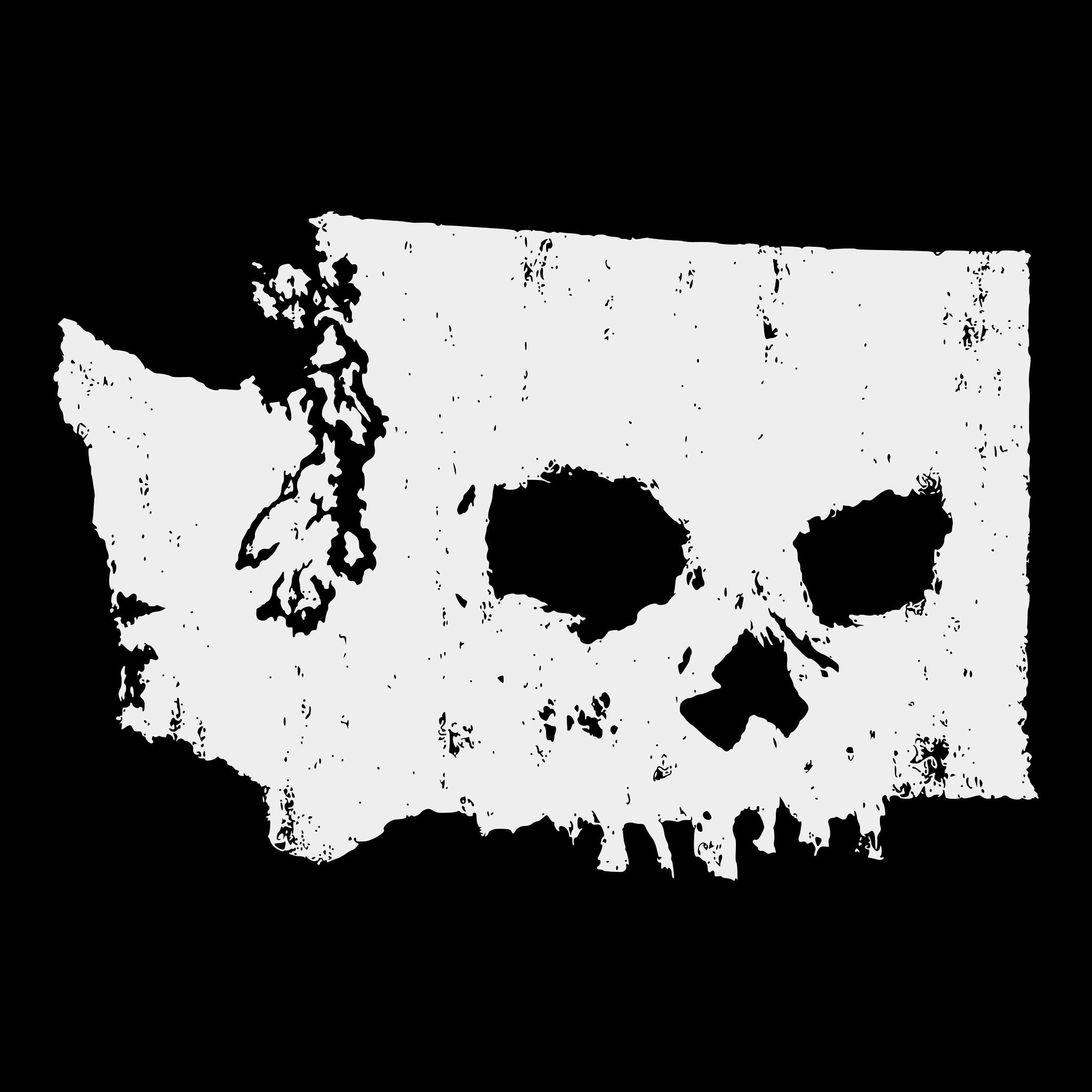 Skullington Tee Black Design