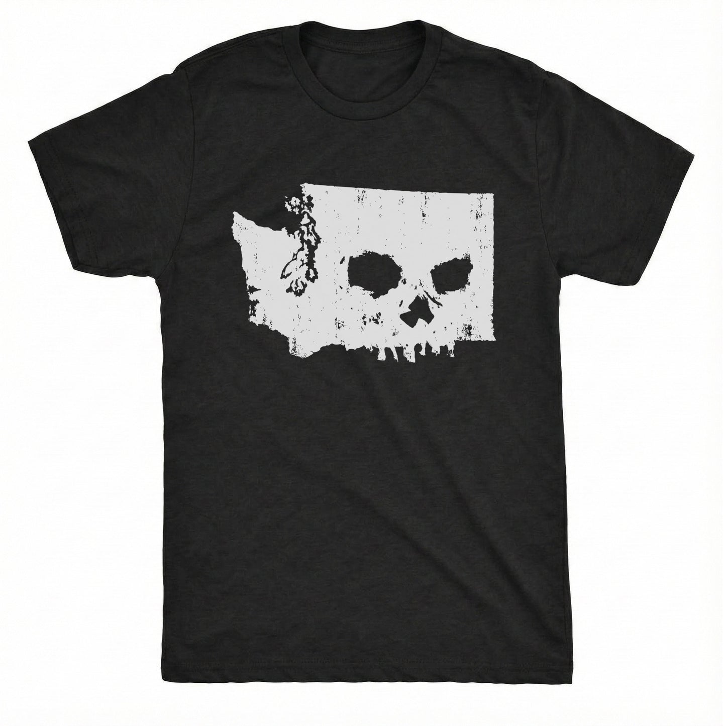 Skullington Tee Black Mockup