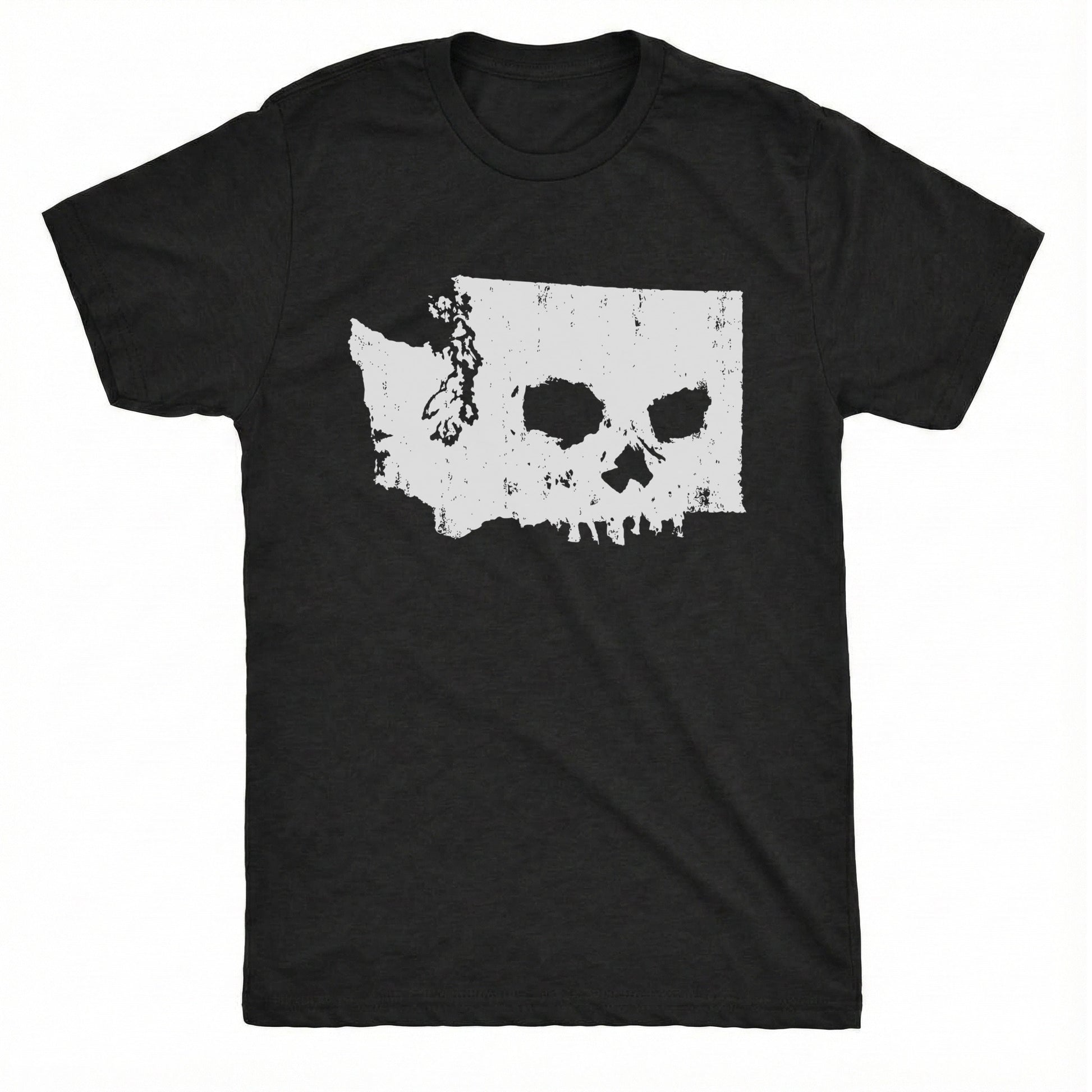 Skullington Tee Black Mockup