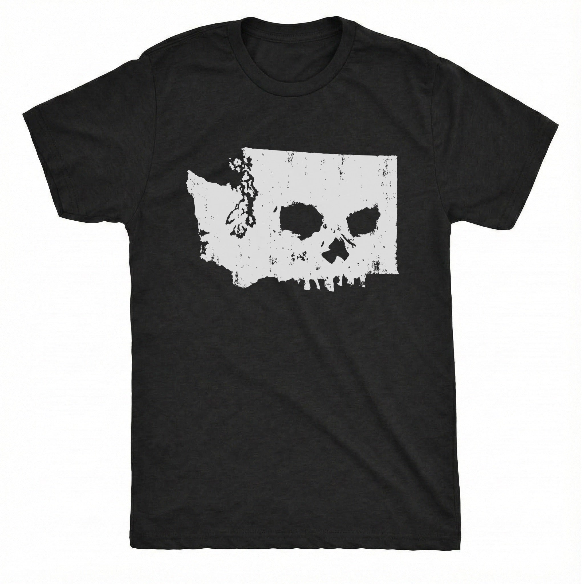 Skullington Tee Black Mockup
