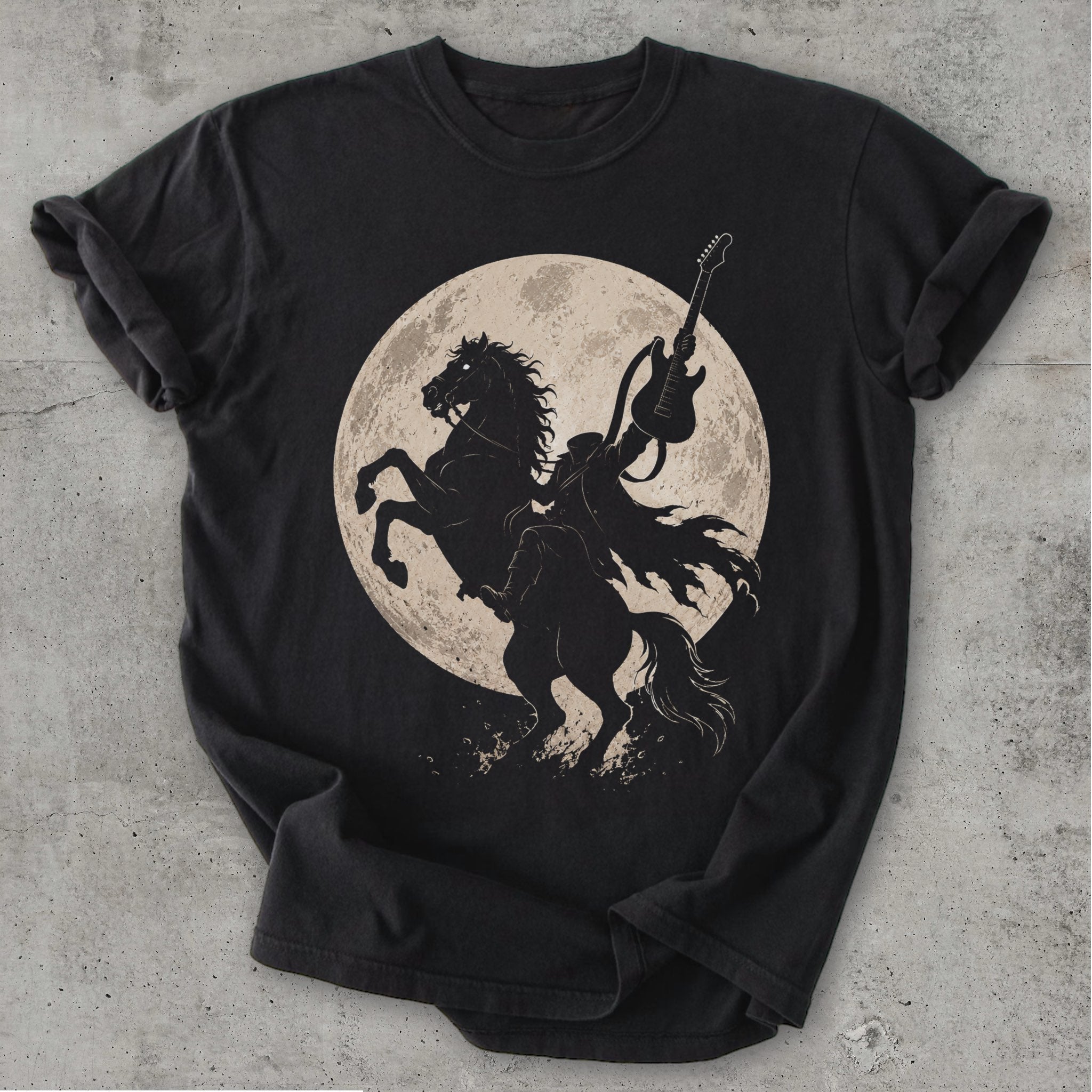 Sleepy Hollow Tee Black Mockup
