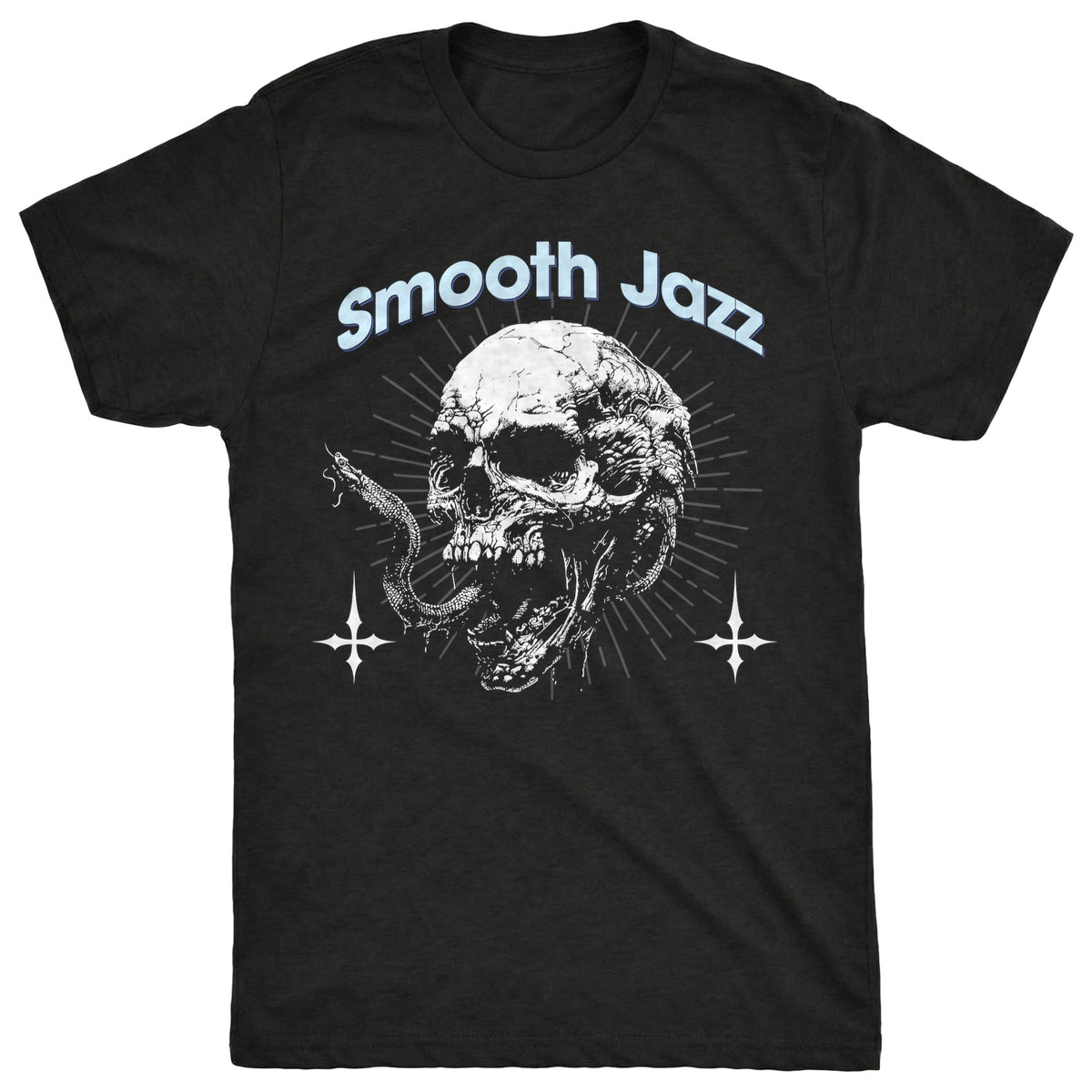 Smooth Jazz Tee Black Mockup