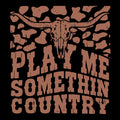 Somethin Country Tee Black Design