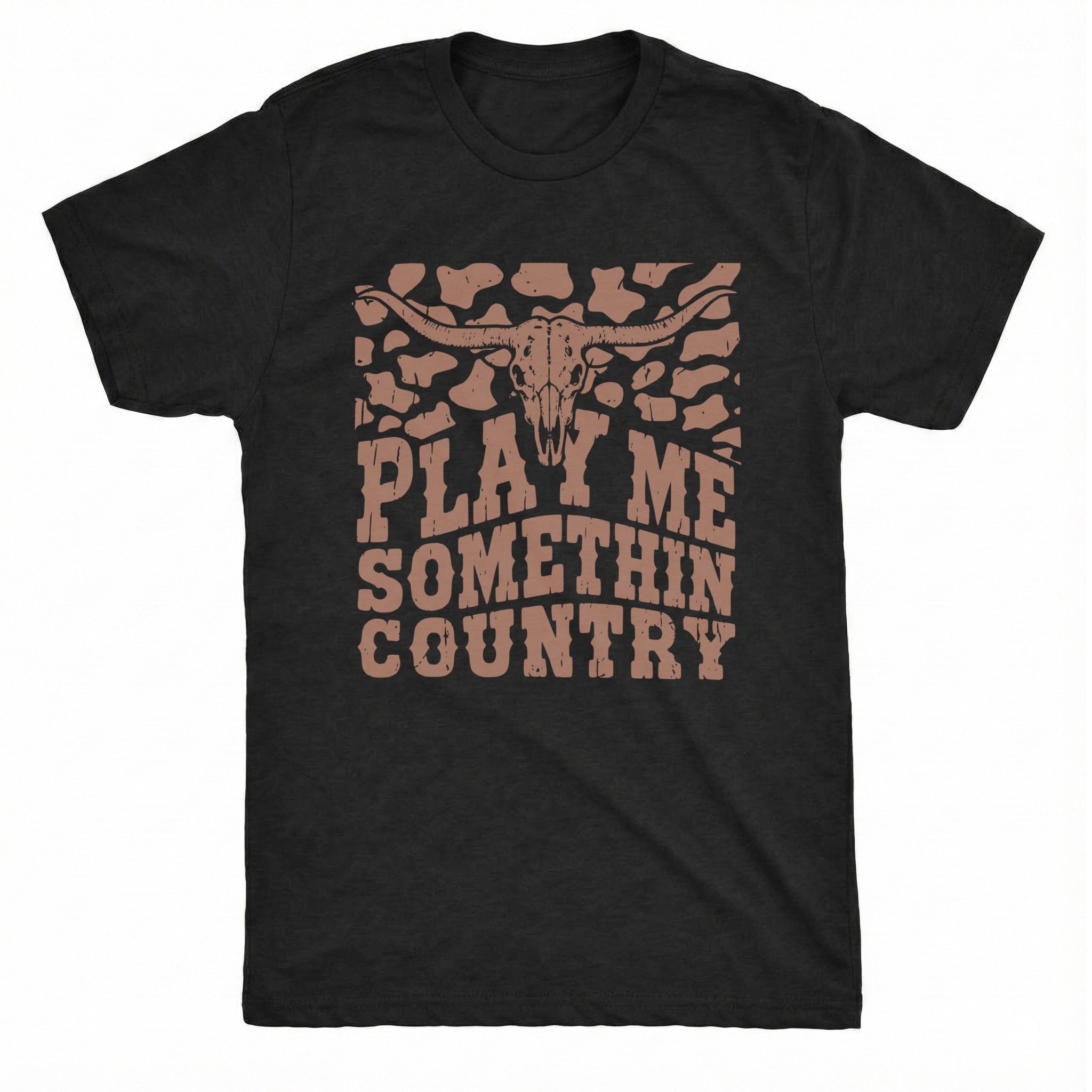 Somethin Country Tee Black Mockup