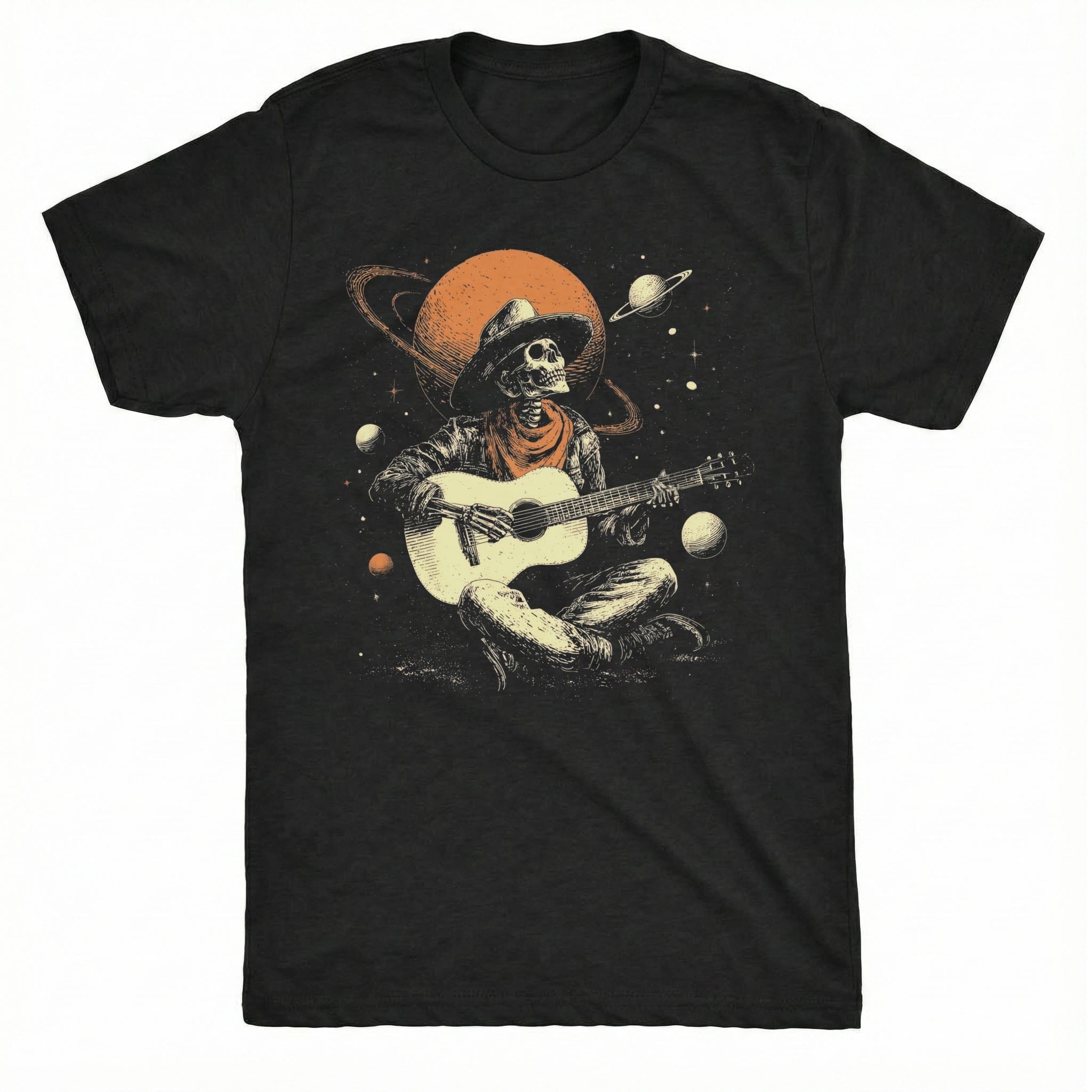 Space Streetwear – Cosmic Cowboy Music T Shirt