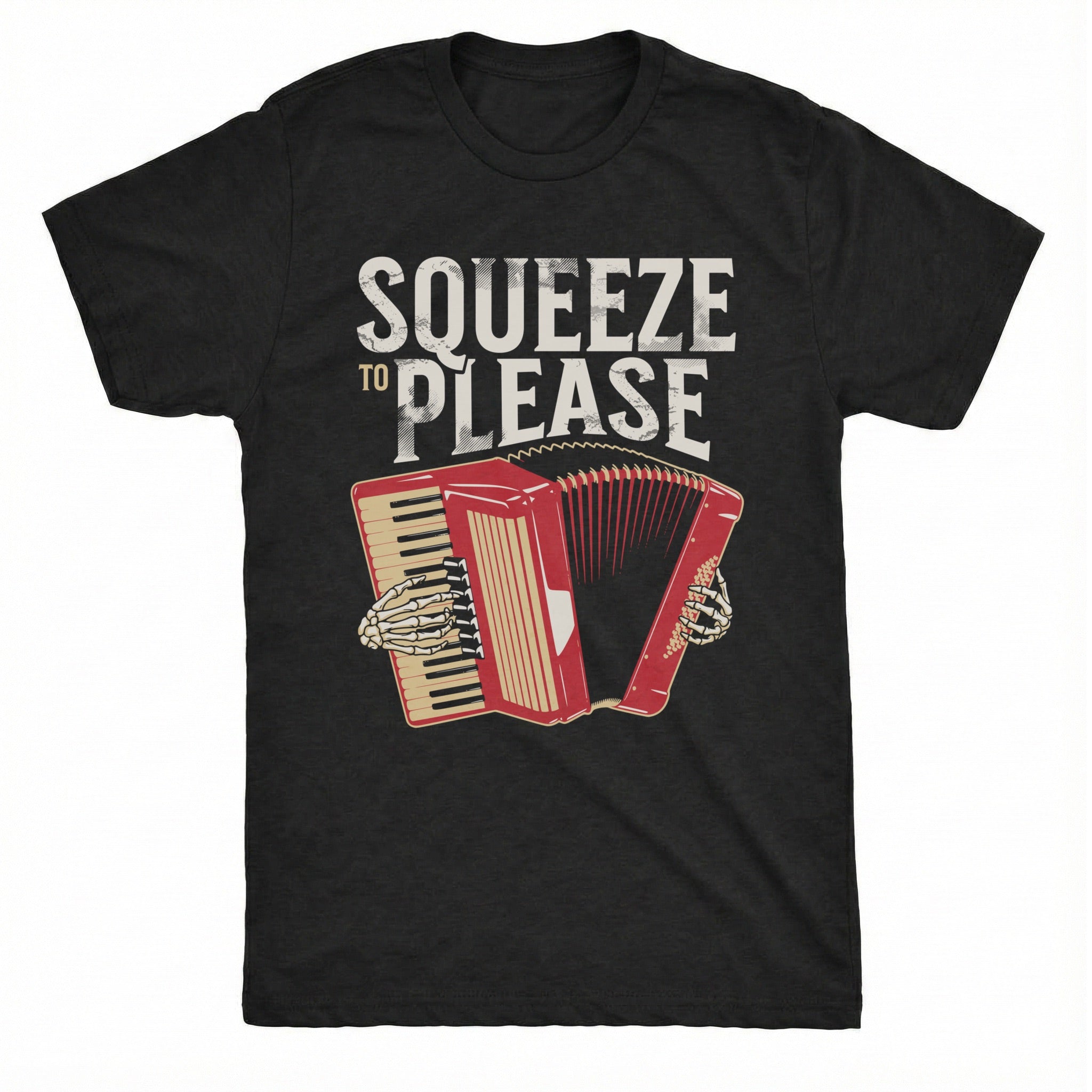 Squeeze to Please Tee Black Mockup