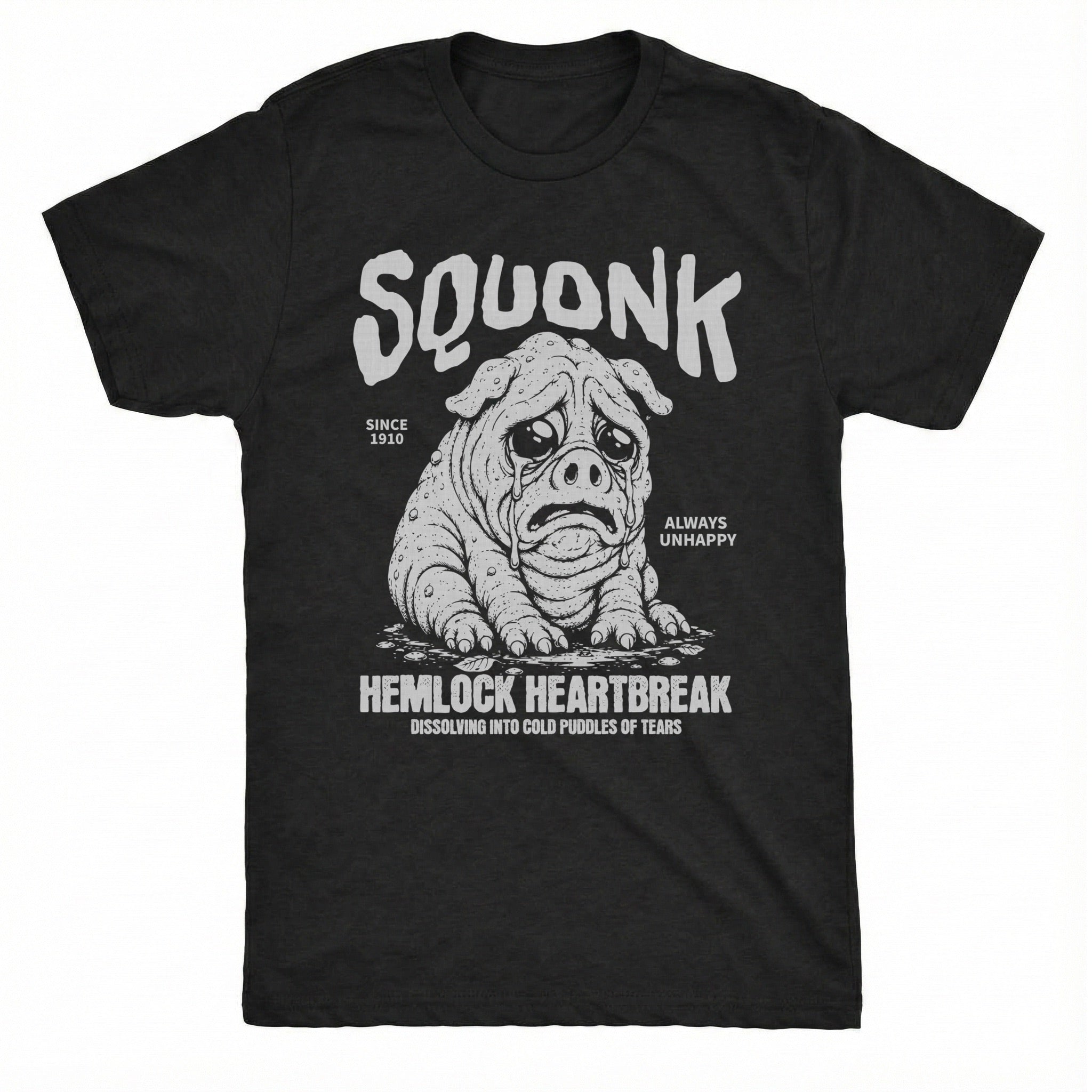Squonk Tee Black Mockup