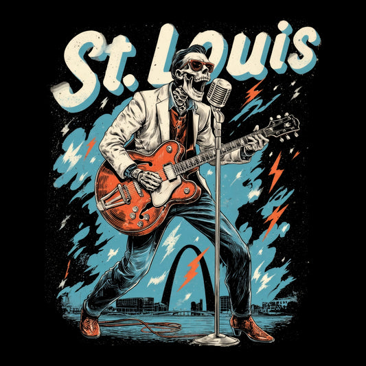 St. Louis Rock T-Shirt Design
