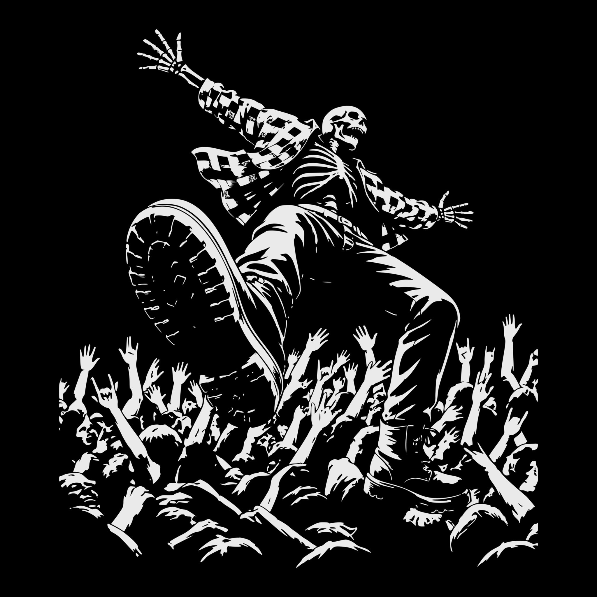 Stage Dive Tee Black Design
