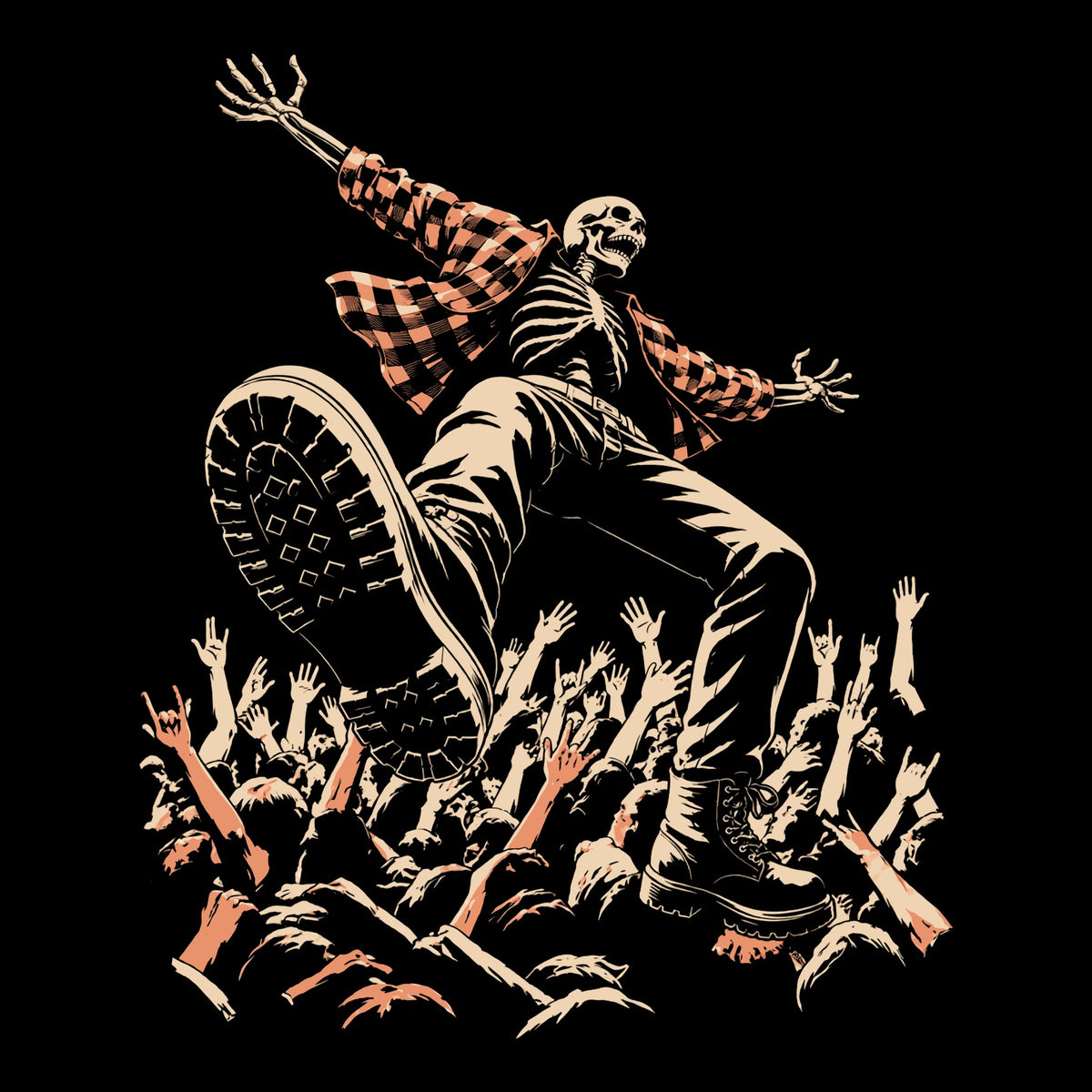 Stage Dive Tee Black Design