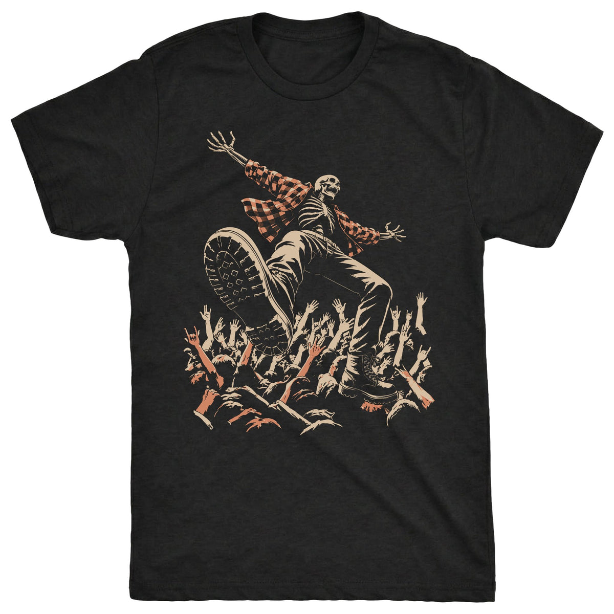 Stage Dive Tee Black Mockup
