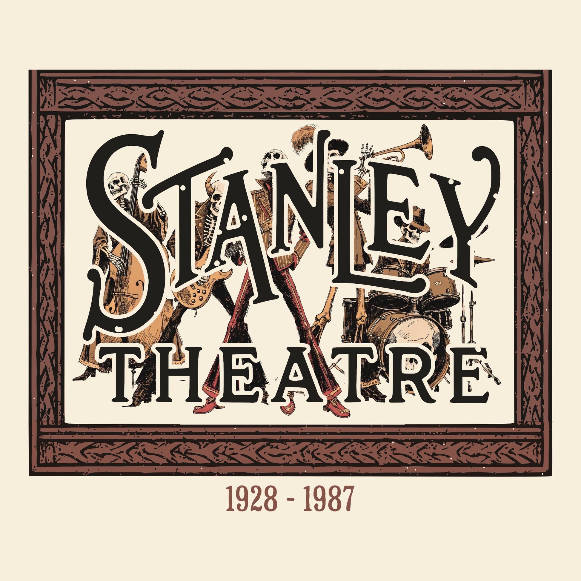 Stanley Theatre Tee Natural Design