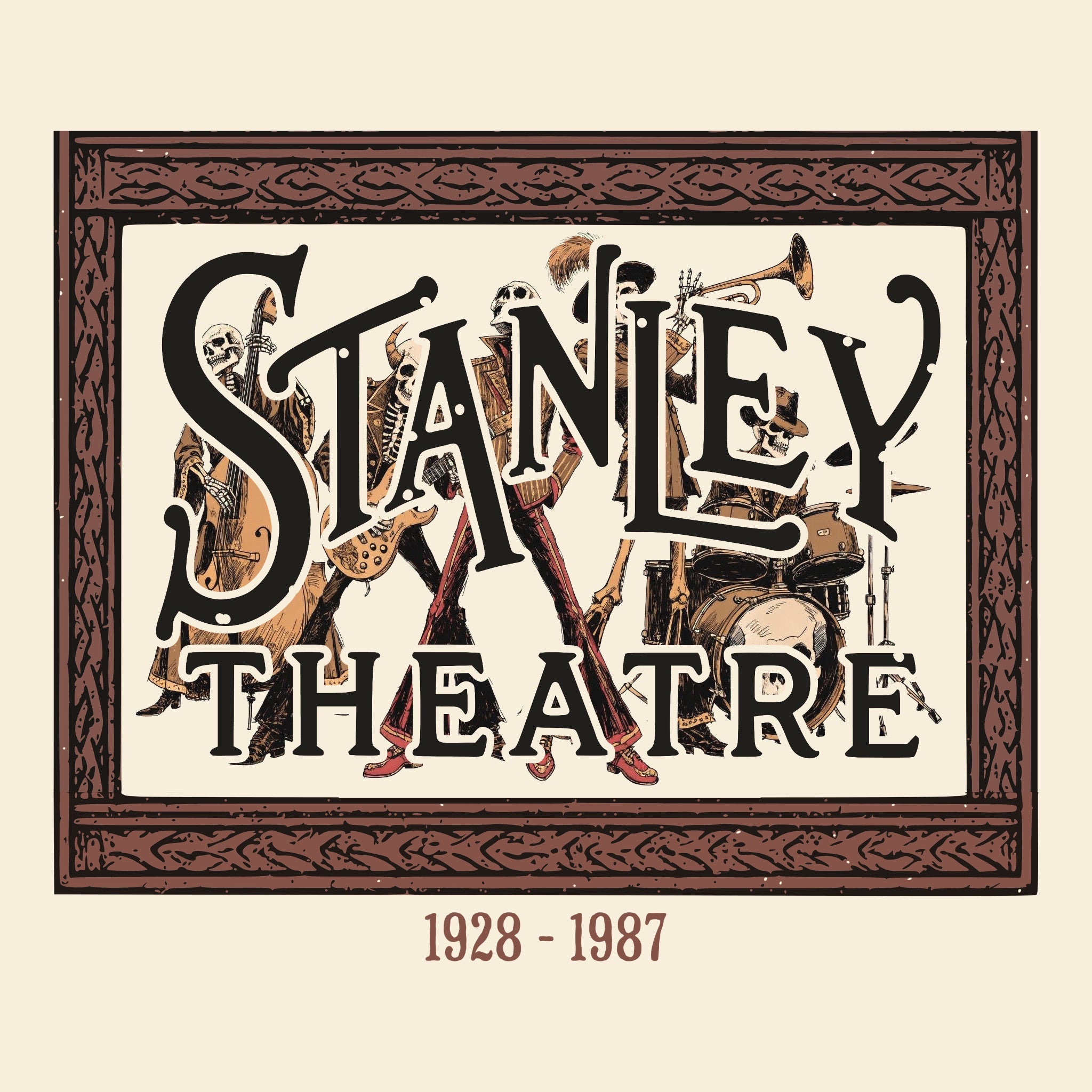 Stanley Theatre Tee Natural Design