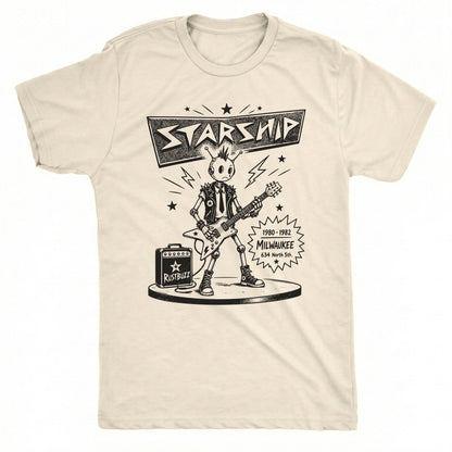 Starship Tee Natural Mockup
