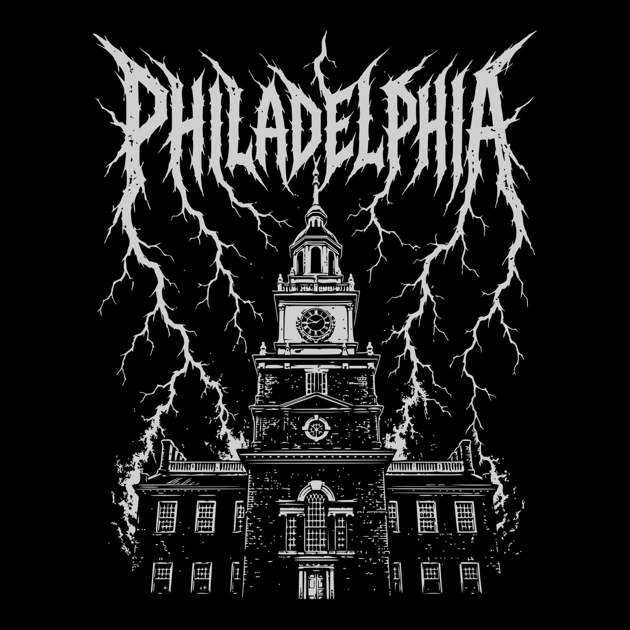 State House Tee Black Design