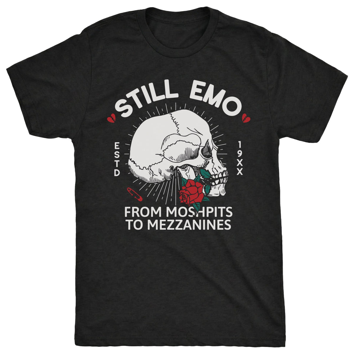 Still Emo Tee Black Mockup