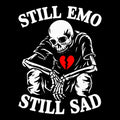 Still Sad Tee Black Design