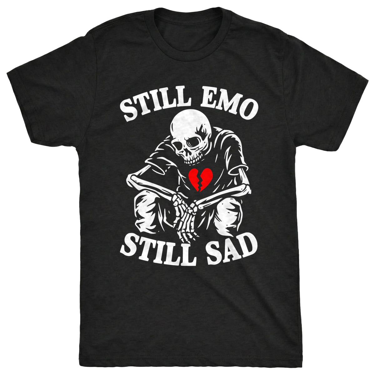 Still Sad Tee Black Mockup