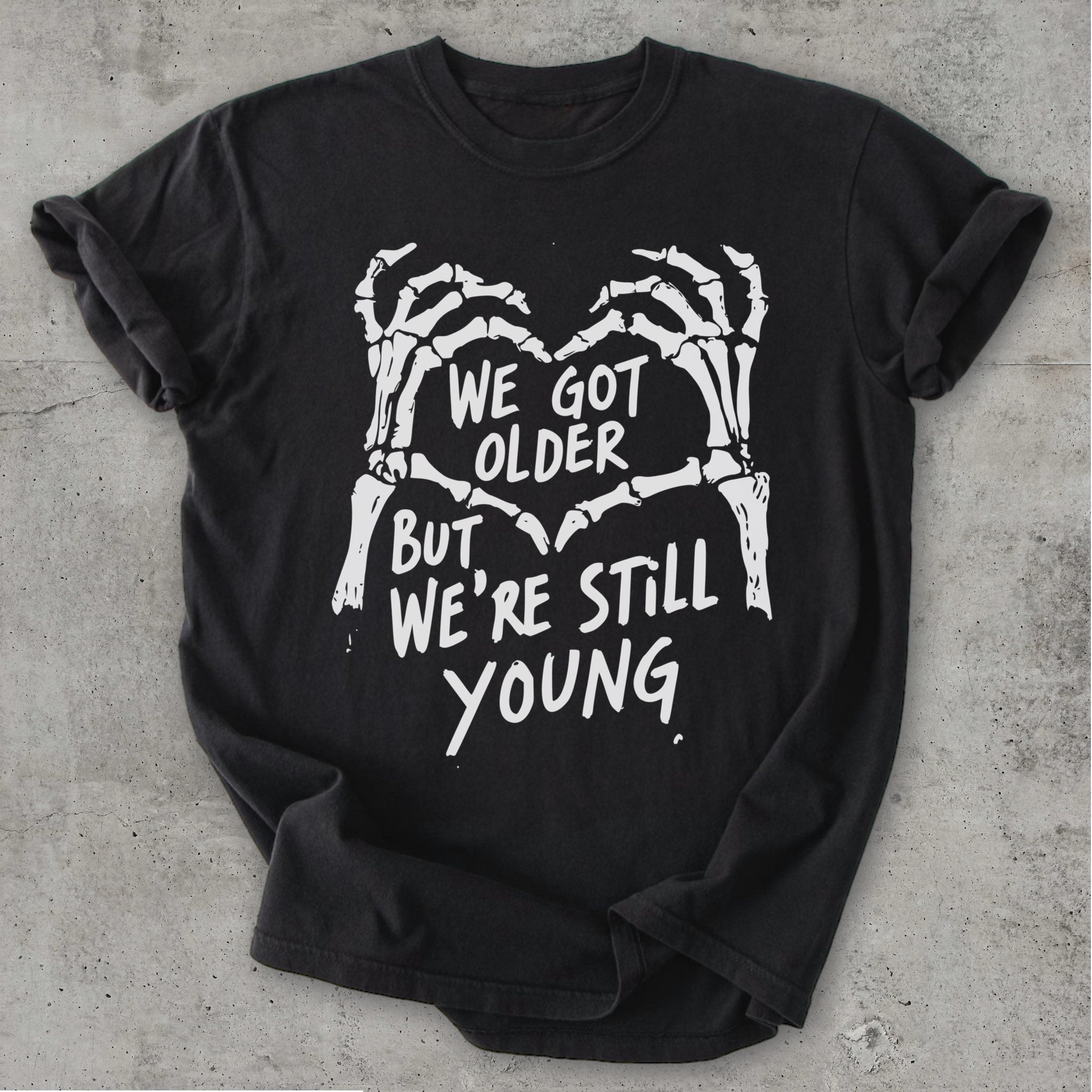 Still Young Tee Black Mockup