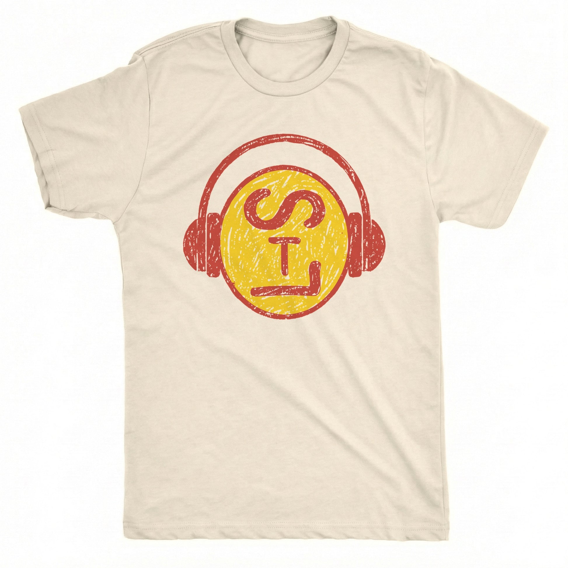 Stl Egg Head Tee Natural Mockup