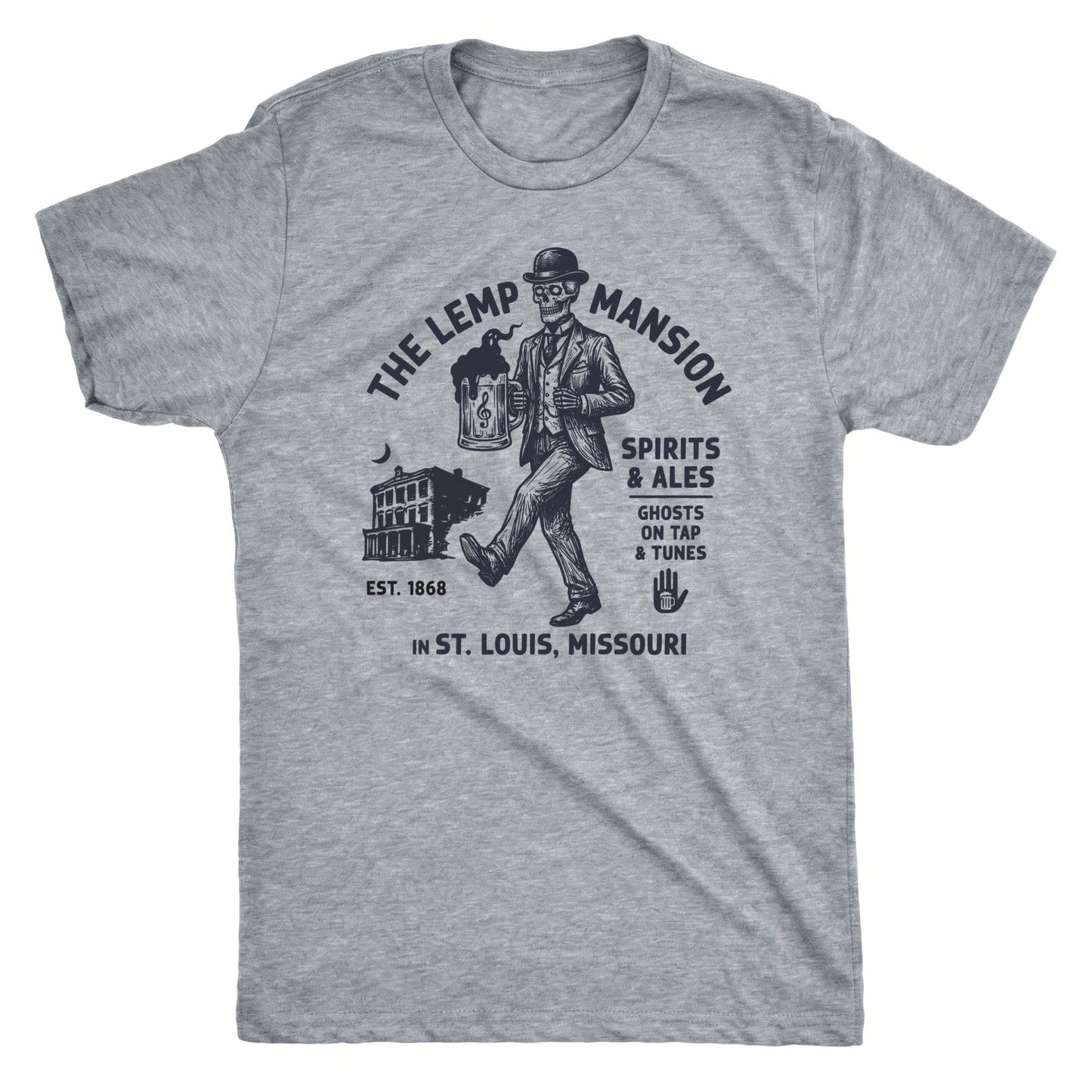 Stl Mansion Tee | Classic Tee Sport Grey