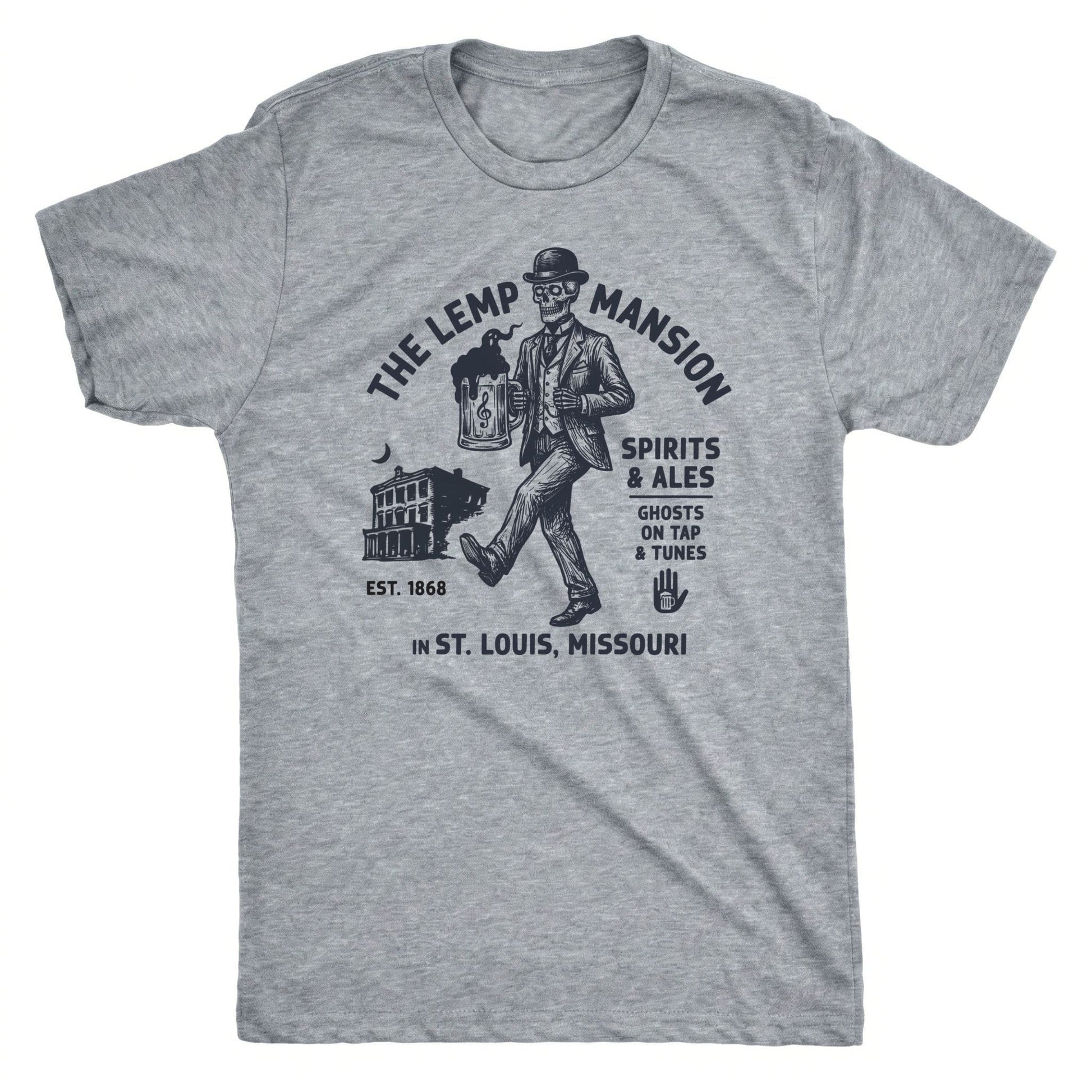 Stl Mansion Tee | Classic Tee Sport Grey