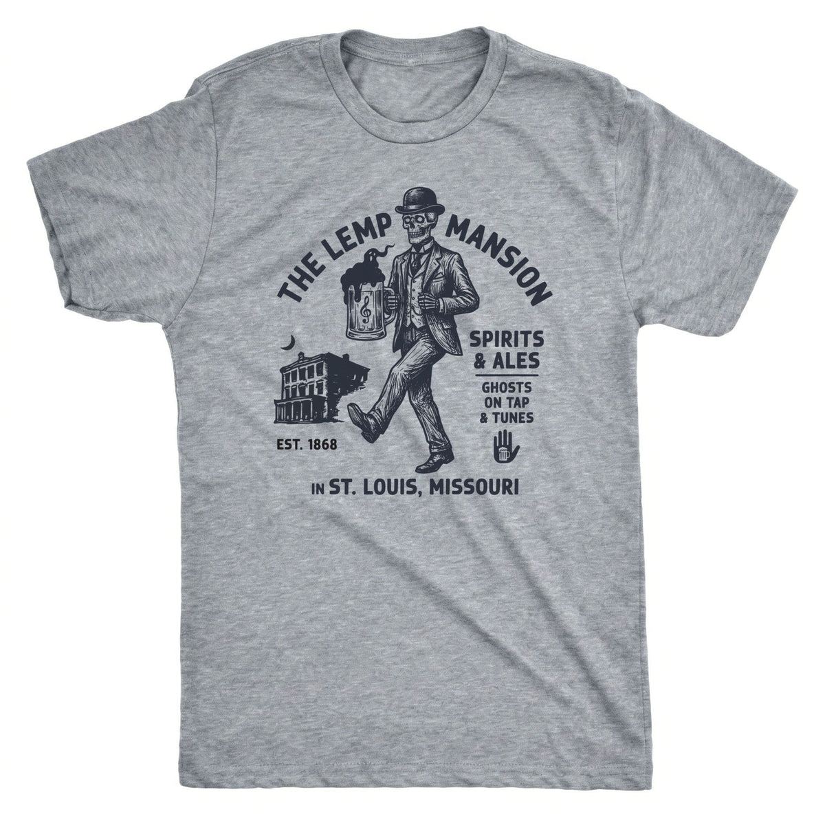 Stl Mansion Tee | Classic Tee Sport Grey