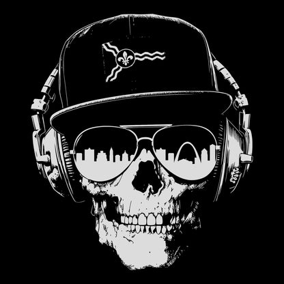 Stl Smiley Tee Black Design