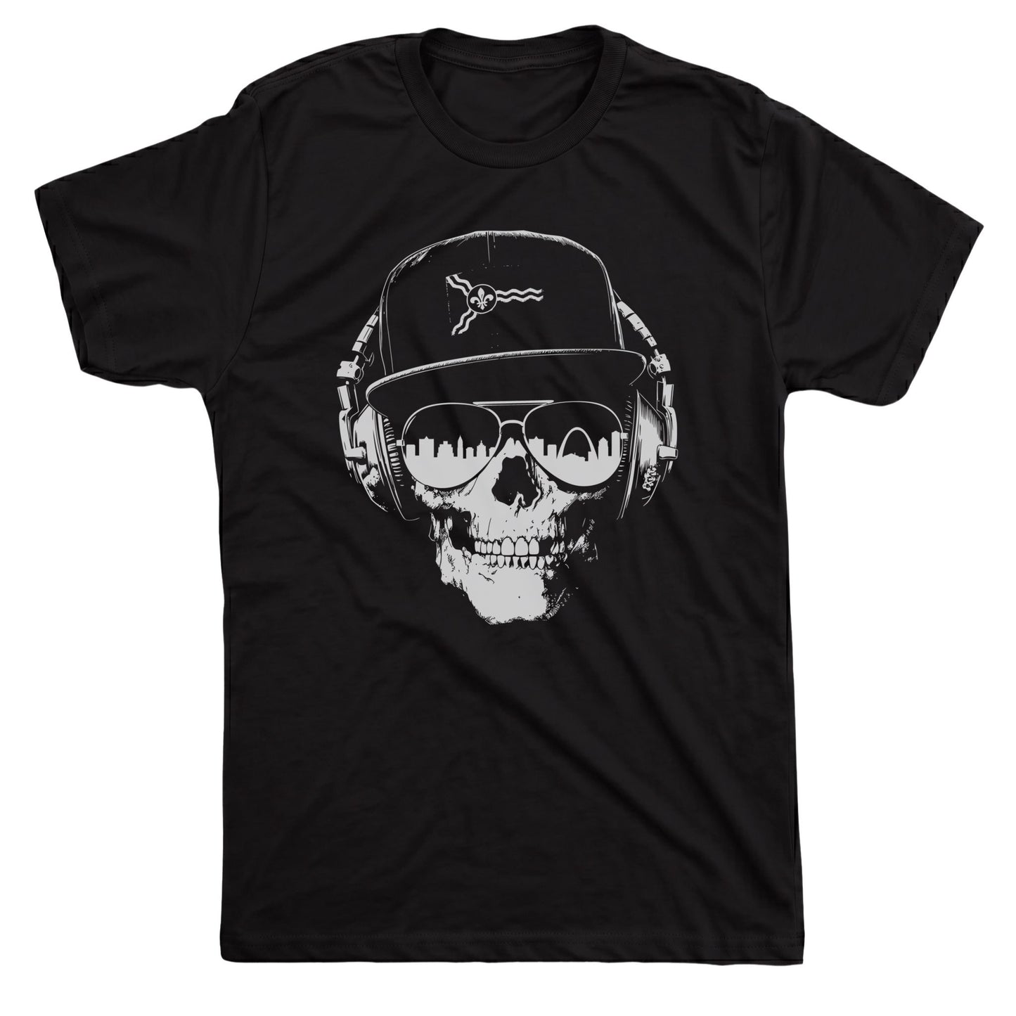 Stl Smiley Tee Black Mockup