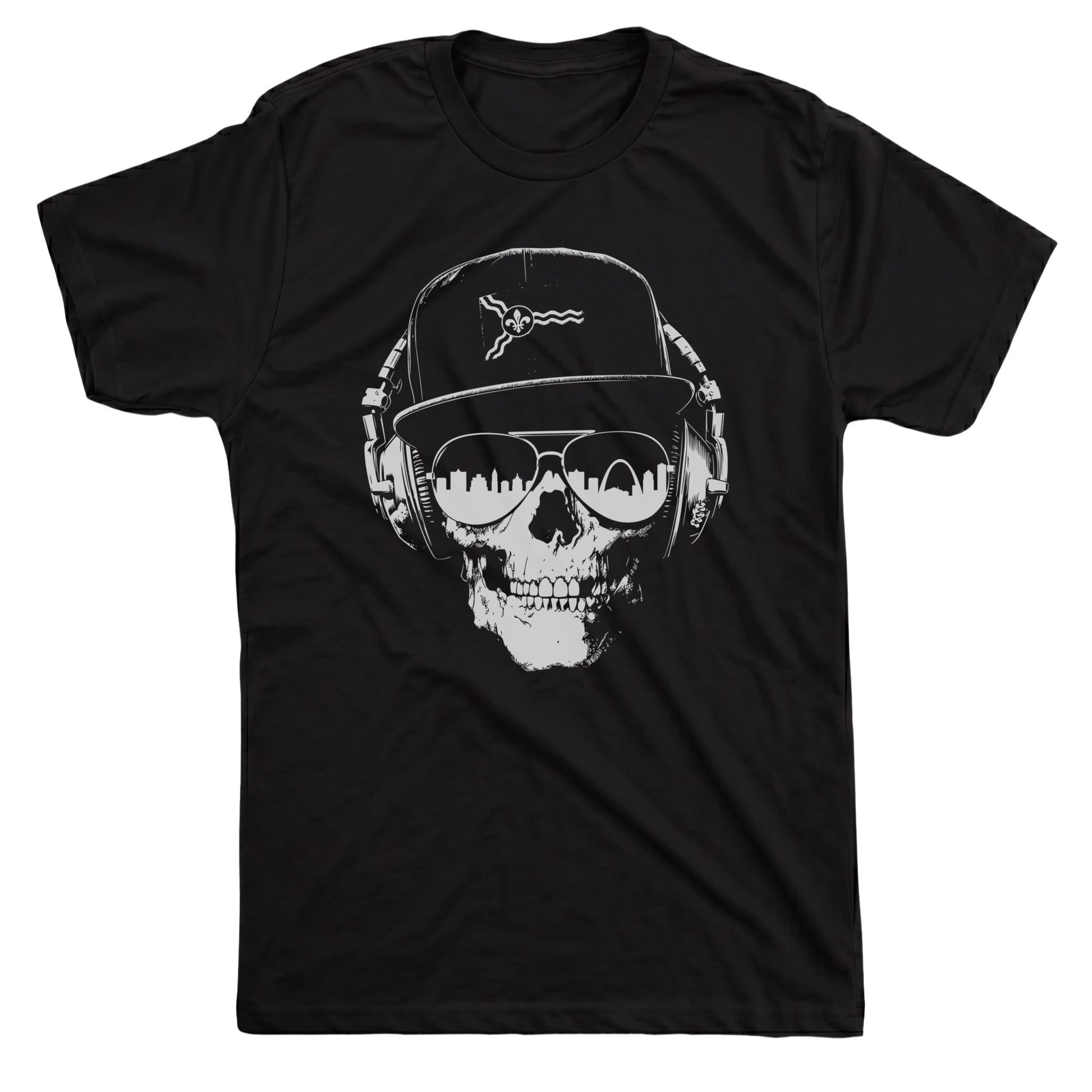 Stl Smiley Tee Black Mockup