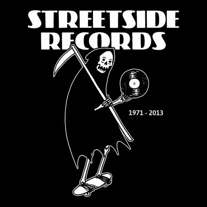 Streetside Records Tee Black Design