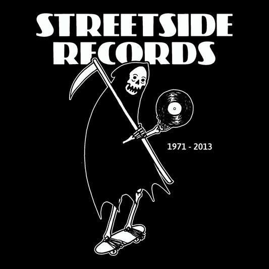 Streetside Records Tee Black Design