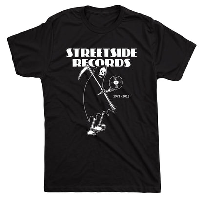 Streetside Records Tee Black Mockup