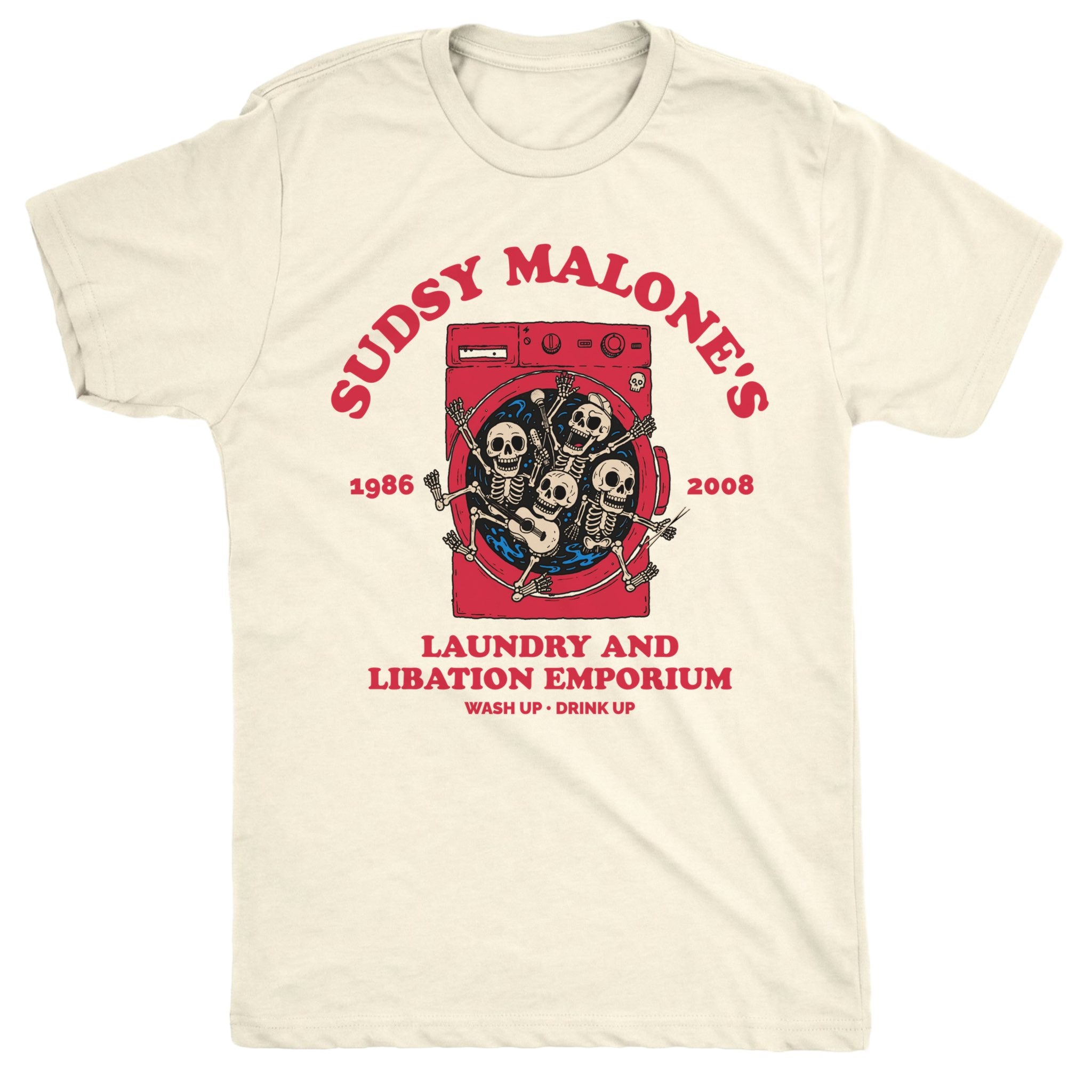 Sudsy's Tee Natural Mockup