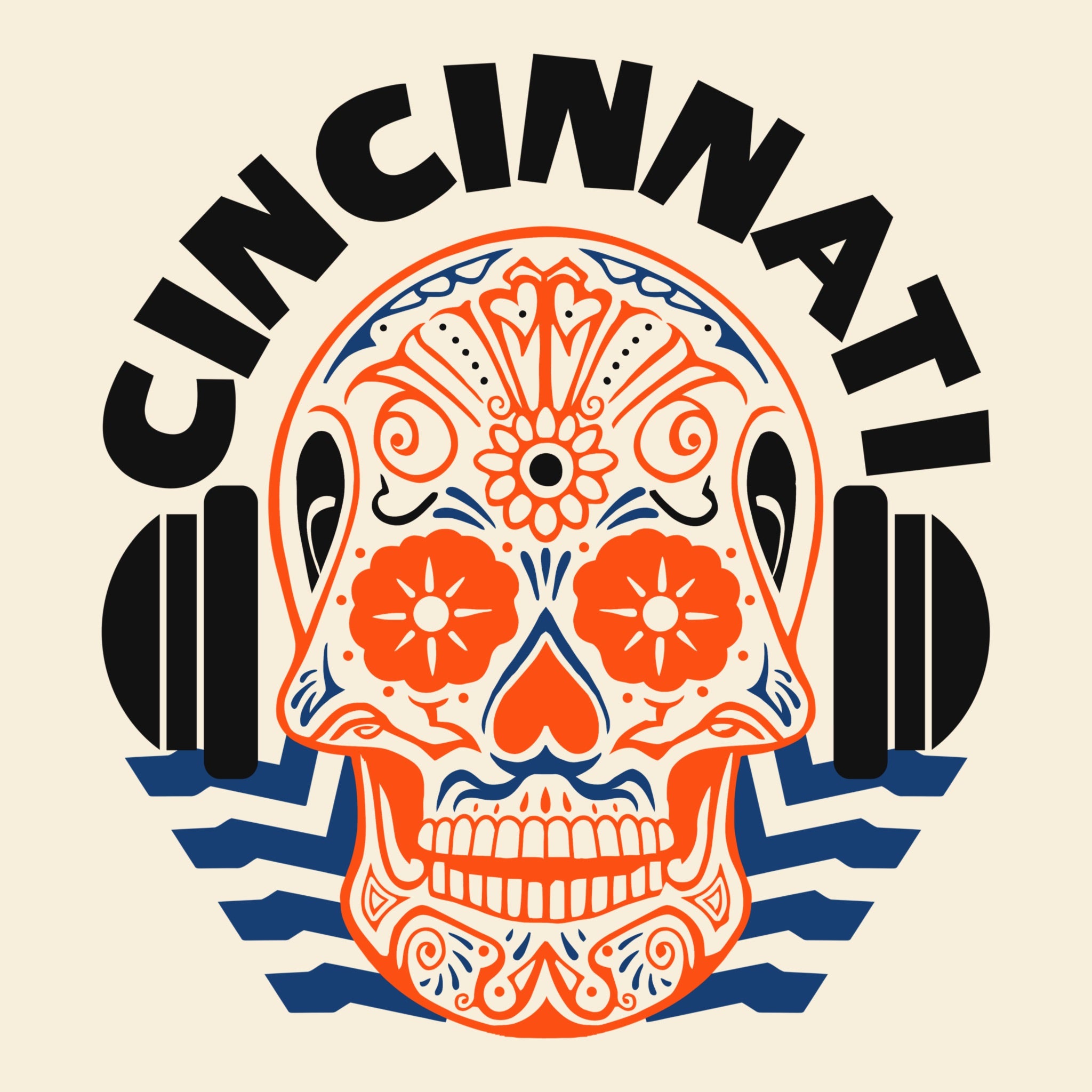 Sugar Cincy Tee Natural Design
