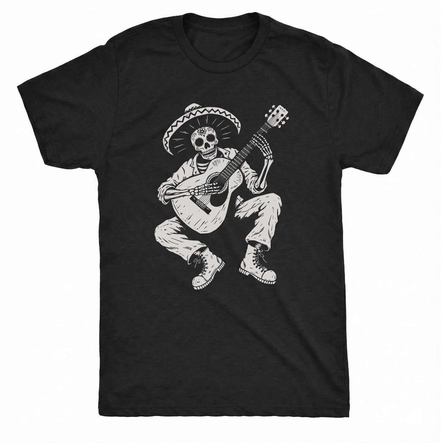Sugar Jam Tee Black Mockup